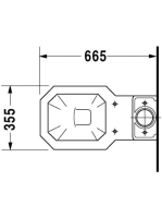 Duravit 1930 hátsós monoblokk WC csésze 0227090000
