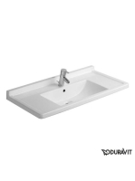 Duravit Starck 3 bútorral aláépíthető mosdó wondergliss bevonattal 03048000001