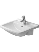 Duravit Starck 3 félig beépíthető kerámia mosdó 55x46 cm 0310550000