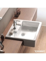 Duravit Vero félig beépíthető kerámia mosdó 55x47 cm 0314550000