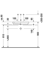 Duravit 2nd floor WonderGliss mosdótál 58x41,5 03175800001