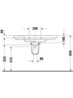 Duravit D-Code aláépíthető mosdó 105x48 03421000002 Kiárusítás!