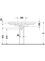 Duravit D-Code aláépíthető mosdó 105x48 03421000002 Kiárusítás!