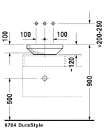 Duravit DuraStyle WonderGliss mosdótál 43x43 03494300001