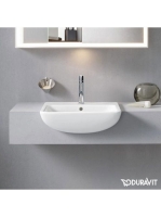 Duravit ME by Starck félig beépíthető kerámia mosdó 55x45,5 cm 0378550000