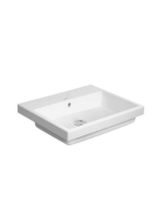 Duravit Vero Air beépíthető kerámia mosdó 55x45,5 cm, alpin fehér 0383550060