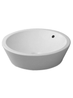 Duravit Starck 1 pultra ültethető kerámia mosdótál 530x530 mm 0447530000
