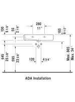 Duravit Vero mosdó 70x47 0454700000