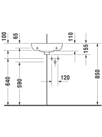 Duravit ME by Starck sarokkézmosó 31x31 cm, fehér 0722430000
