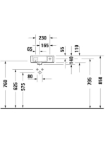 Duravit Vero Air Jobbos kézmosó bútorral aláépíthető 38x25 cm, alpin fehér 0724380000