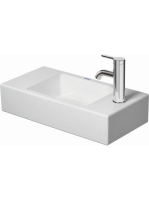 Duravit Vero Air jobbos kézmosó WonderGliss bevonattal 50x25 cm, bútorral aláépíthető, alpin fehér 07245000081