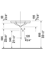 Duravit 1930 sarok kézmosó 42,5x42,5 0793420000