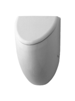 Duravit Fizz piszoár fedél nélkül hátsó bekötéssel és kifolyással, fehér alpin 0823350000