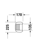 Duravit Happy D.2 mosdóláb 0858270000