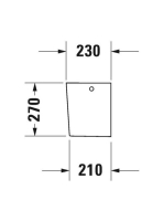 Duravit DuraStyle WonderGliss szifontakaró 08583100001