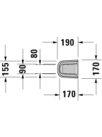 Duravit D-Code mosdóláb 08632700002