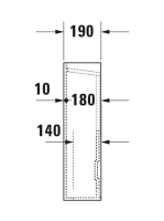 Duravit D-Code mosdóláb 08632700002