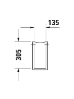 Duravit Starck 3 szifontakaró 0865150000
