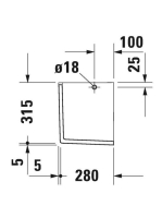 Duravit Starck 3 szifontakaró 0865150000
