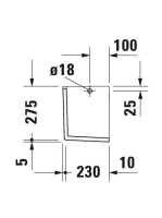 Duravit Starck 3 szifontakaró 0865170000