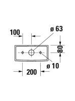 Duravit Starck 3 monoblokk WC tartály vízbekötés bal-jobb oldalon 0920000005