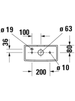 Duravit Starck 3 monoblokk WC tartály alsó bekötésű 0920100005