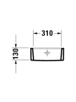 Duravit Starck 2 monoblokk WC tartály oldalsó bekötéssel 09330005