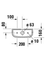 Duravit Happy D.2 oldalsó bekötésű monoblokk WC tartály WonderGliss bevonattal 09340000051