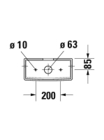 Duravit ME by Starck oldalsó csatlakozású tartály 0938000005