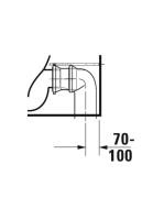 Duravit D-Neo Rimless monoblokk WC-csésze, rögzítőkészlettel, fehér 2002090000