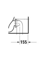 Duravit D-Neo Rimless monoblokk WC-csésze, rögzítőkészlettel, fehér 2002090000