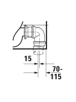 Duravit D-Neo Rimless monoblokk WC-csésze, rögzítőkészlettel, fehér 2002090000