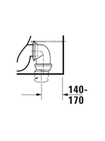 Duravit D-Neo Rimless monoblokk WC-csésze, rögzítőkészlettel, fehér 2002090000