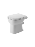 Duravit D-Code álló, lapos öblítésű WC csésze 21090900002