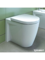 Duravit Starck 2 falra tolható vario kifolyású kerámia WC csésze 37x57 cm, ülőke nélkül 2128090000