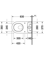 Duravit Darling New monoblokk WC csésze 2138090000