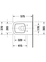 Duravit DuraStyle álló WC csésze 2150090000