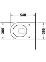 Duravit Starck 3 fali WC csésze 2200090000