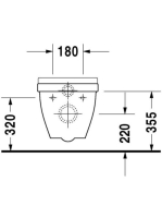 Duravit Starck 3 fali WC csésze 2200090000