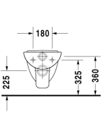 Duravit D-Code compact fali WC csésze 221109