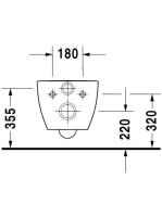 Duravit Happy D.2 fali WC csésze 2221090000