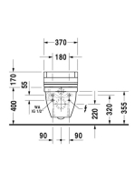 Duravit Starck 3 perem nélküli fali WC 2226590000