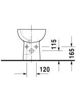Duravit D-Code álló bidé 22371000002