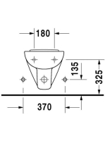 Duravit D-Code comcapt fali bidé 22371500002