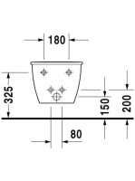 Duravit Darling New fali bidé 2249150000