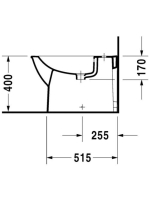 Duravit Darling New álló bidé 2251100000