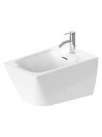 Duravit Viu Falra függesztett kerámia bidé 37x57, WonderGliss bevonattal, fehér alpin 22921500001