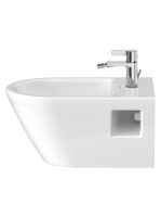 Duravit D-Neo fali bidé 37x54 cm, fehér 2295150000
