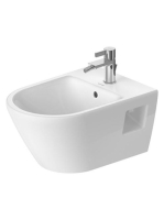 Duravit D-Neo fali bidé 37x54 cm, fehér 2295150000