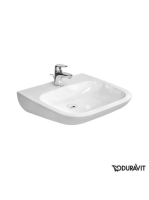 Duravit D-Code akadálymentes mosdó túlfolyó nélkül 60x55,5 23136000002